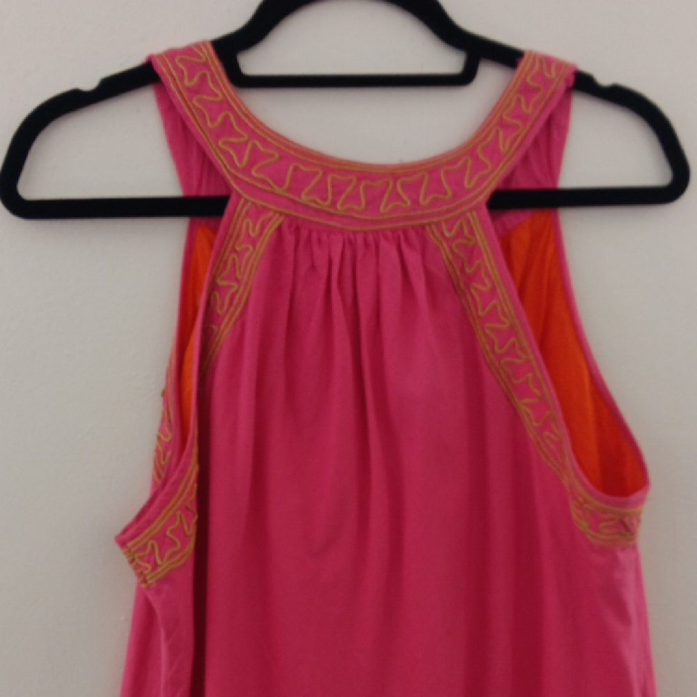 Gretchen Scott Designs Pink and Gold Chemise - Picture 5 of 9